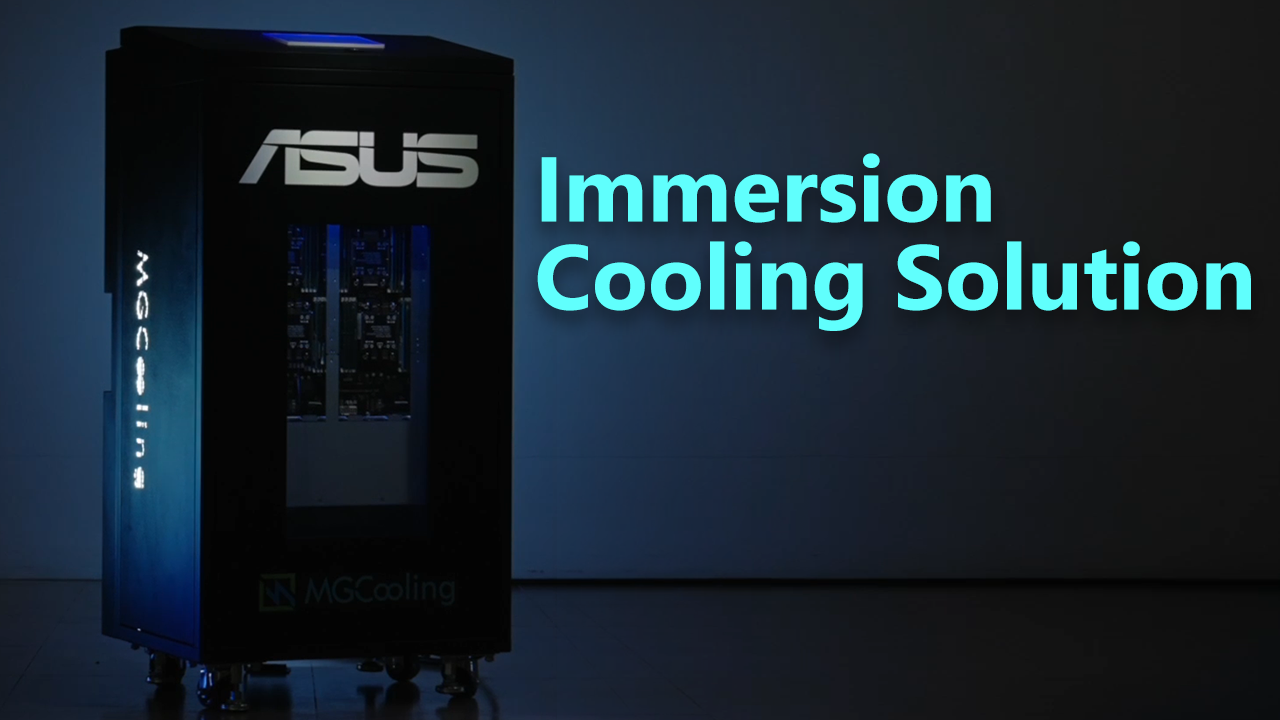 ASUS Immersion cooling solution video